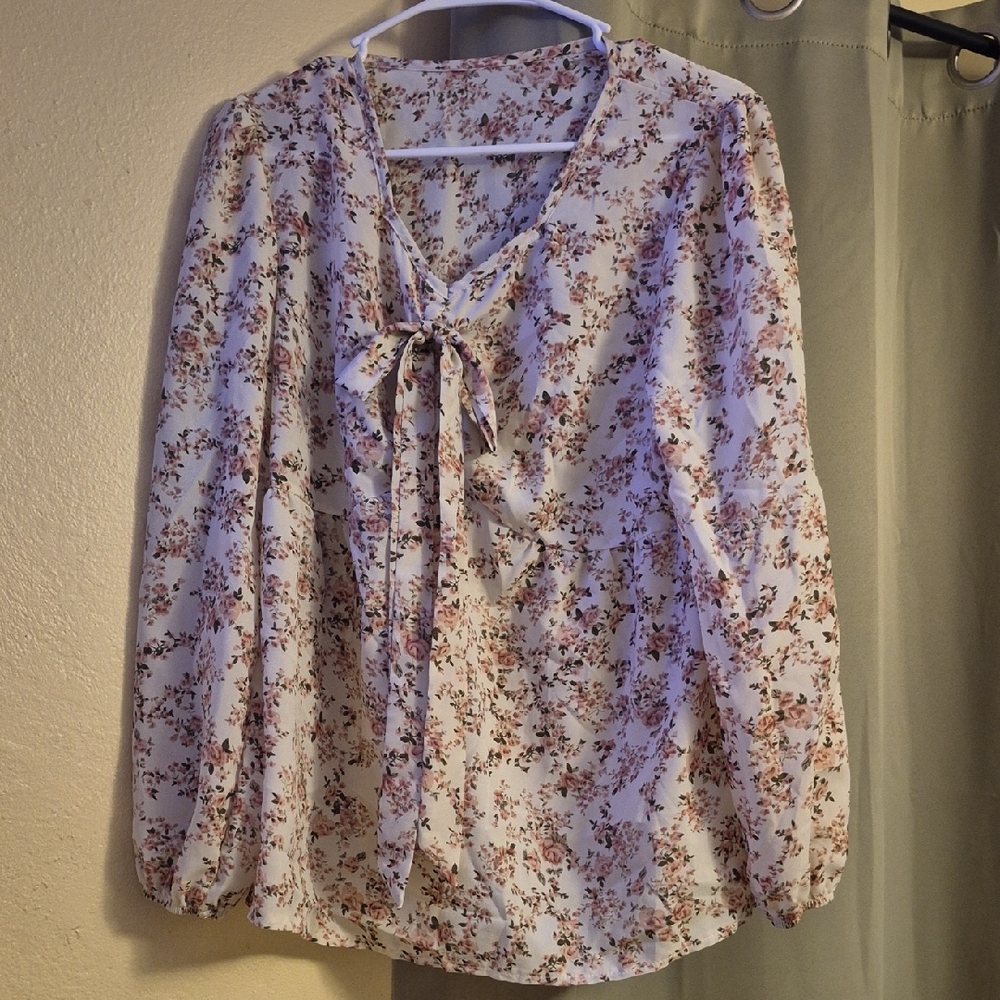 Floral Print Women's Top